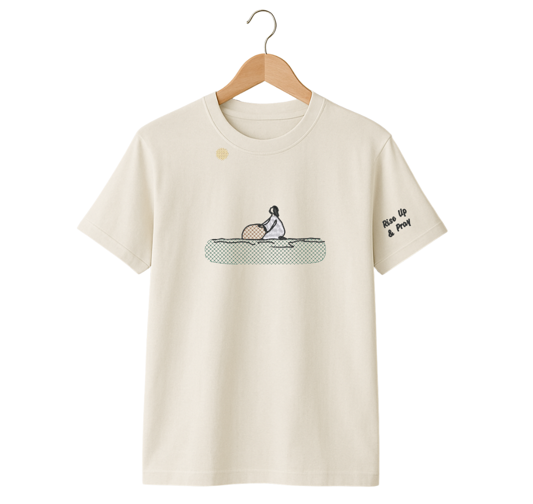 Rise & Pray Embroidery women Tee