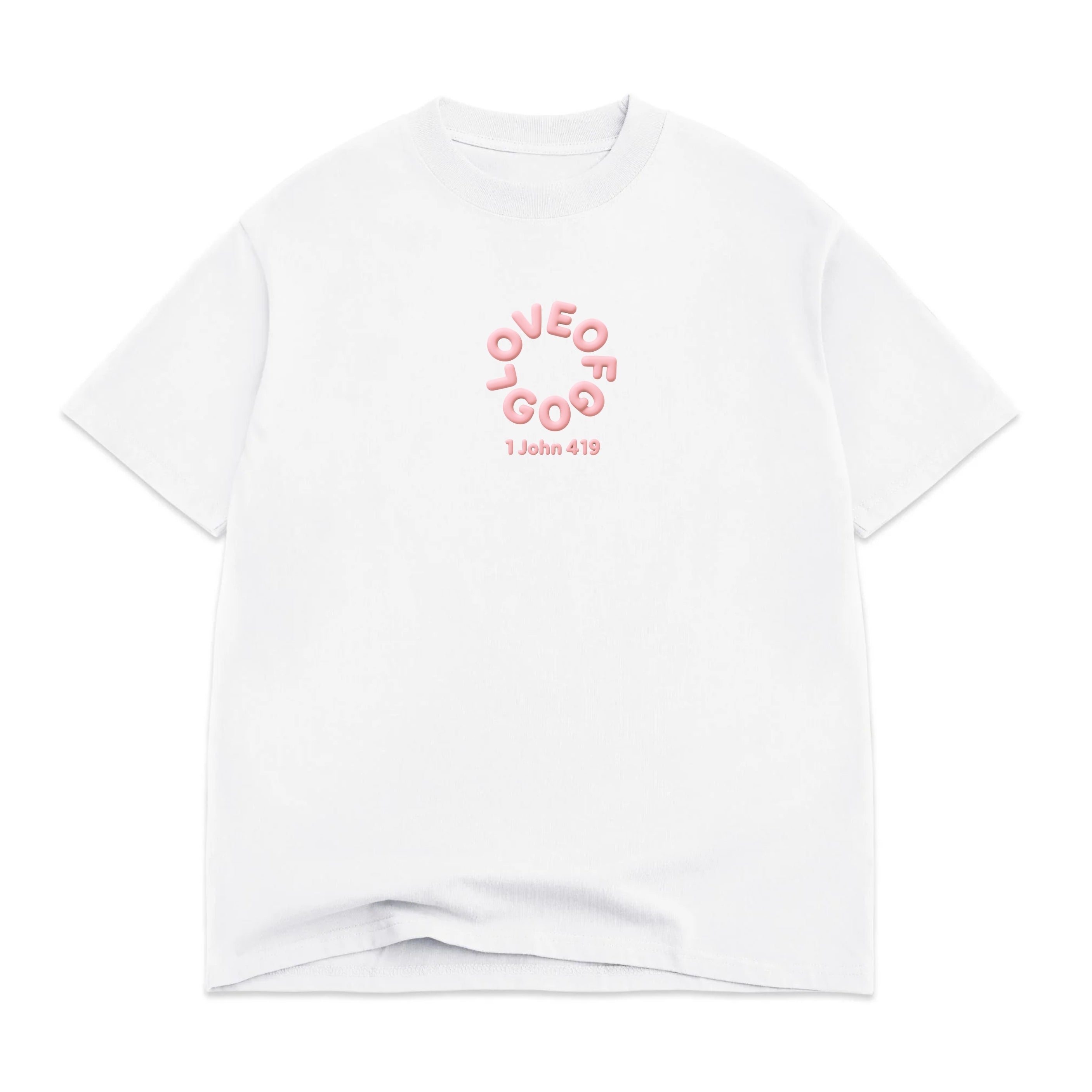 Love Of God – Christian Oversized T-Shirt | 1 John 4:19 Streetwear Tee