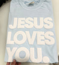 JESUS LOVES YOU Tee Christian wear unisex top - Faith wear