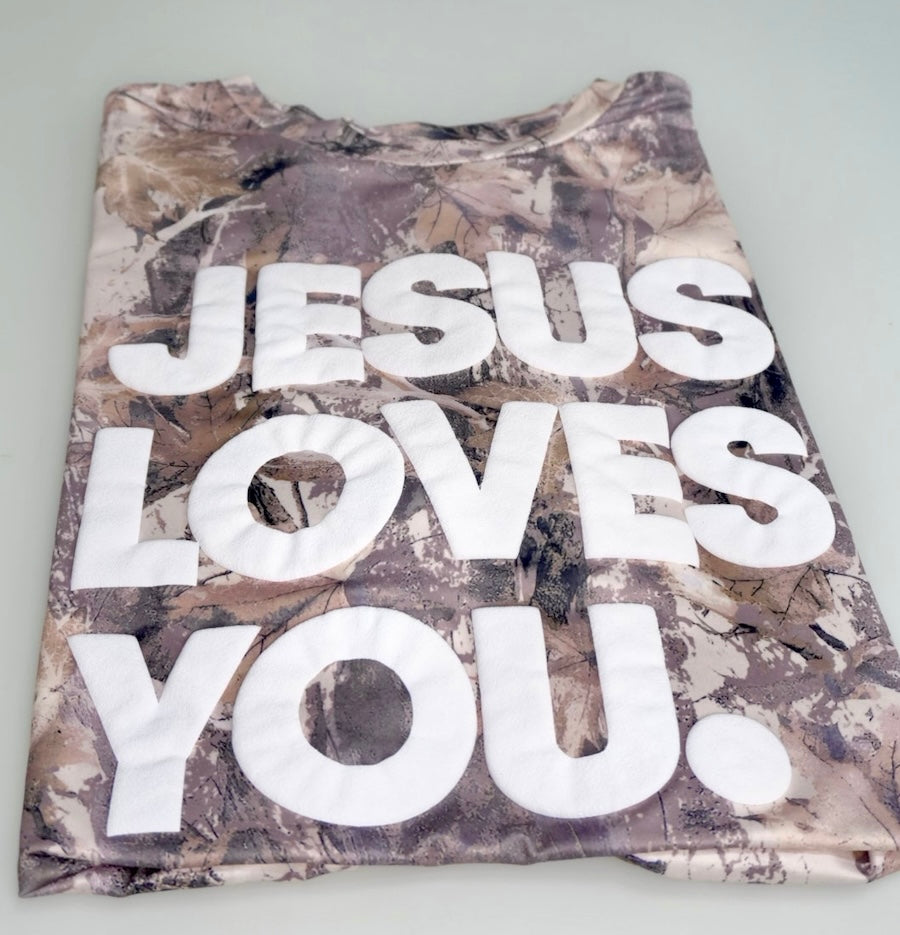 JESUS LOVES YOU CAMO VERSION