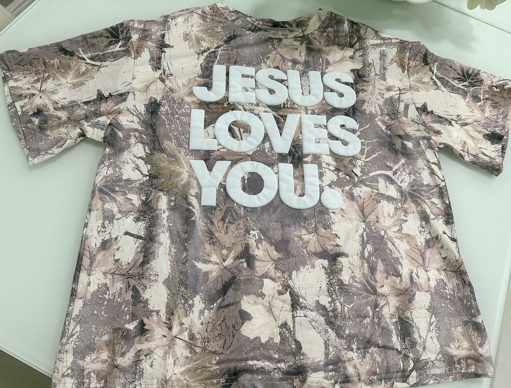 JESUS LOVES YOU CAMO VERSION