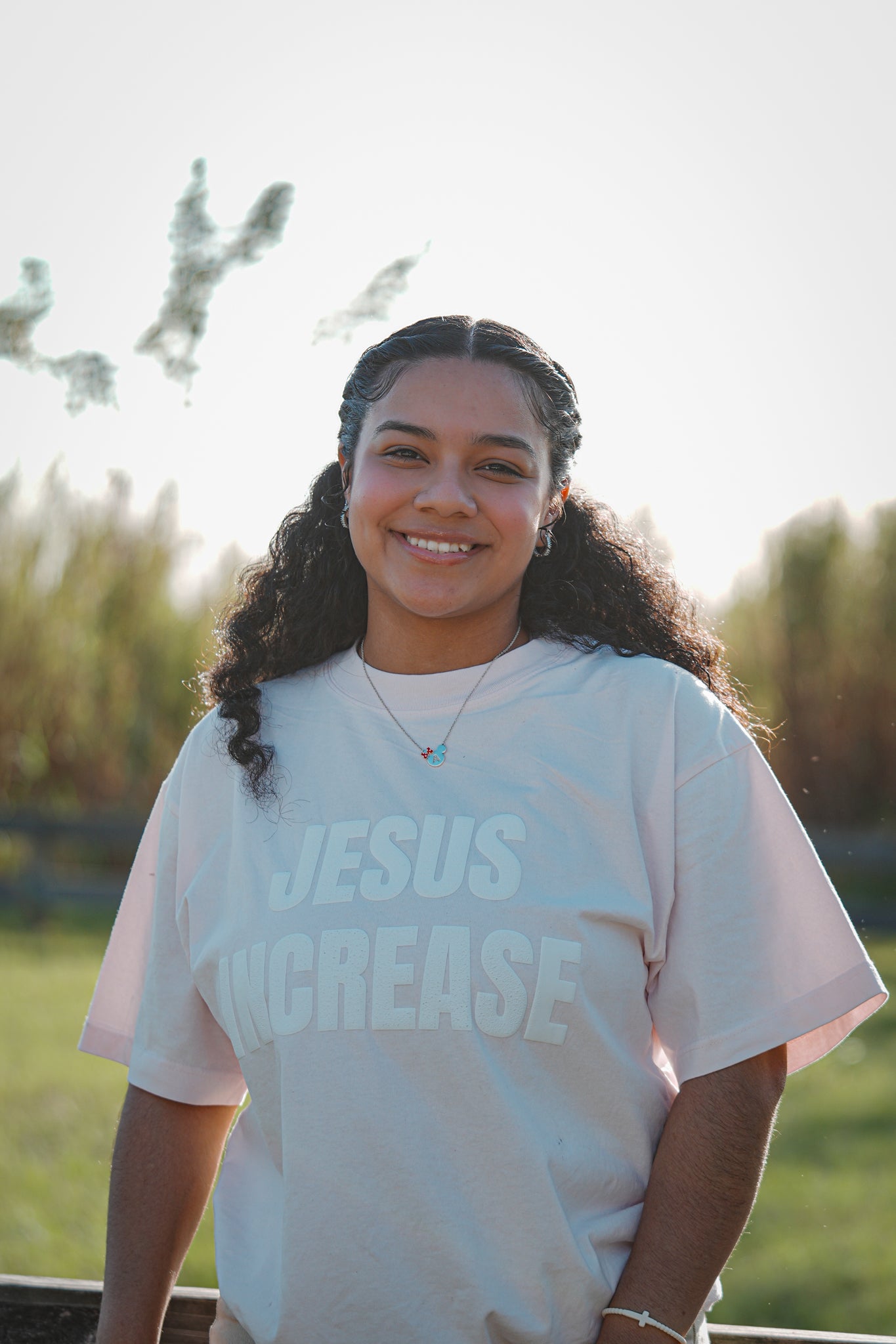 jesus　Providence P-3LD AB box + 2LOOP JESUS INCREASE Christian Oversized Box Tee – BLUESKYfaithwear