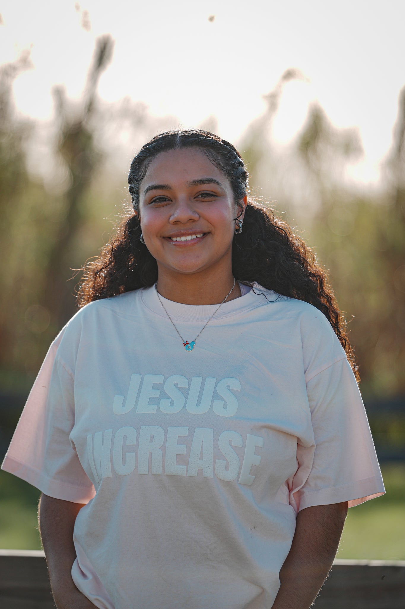 JESUS INCREASE Christian Oversized Box Tee
