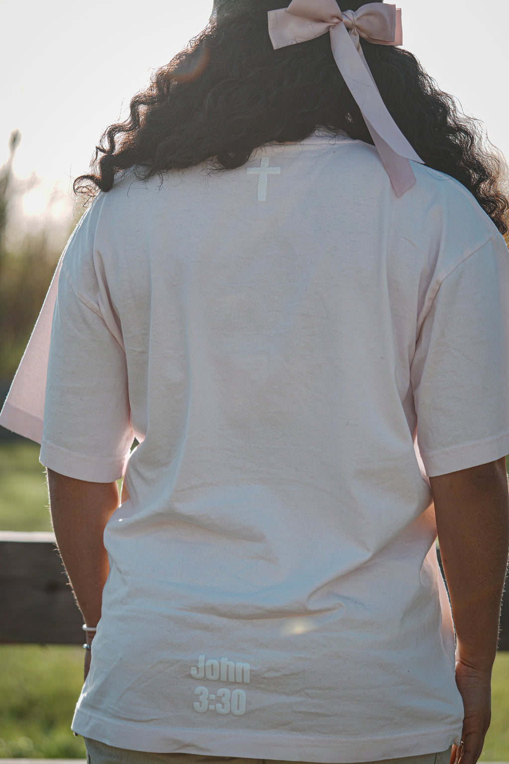 JESUS INCREASE Christian Oversized Box Tee
