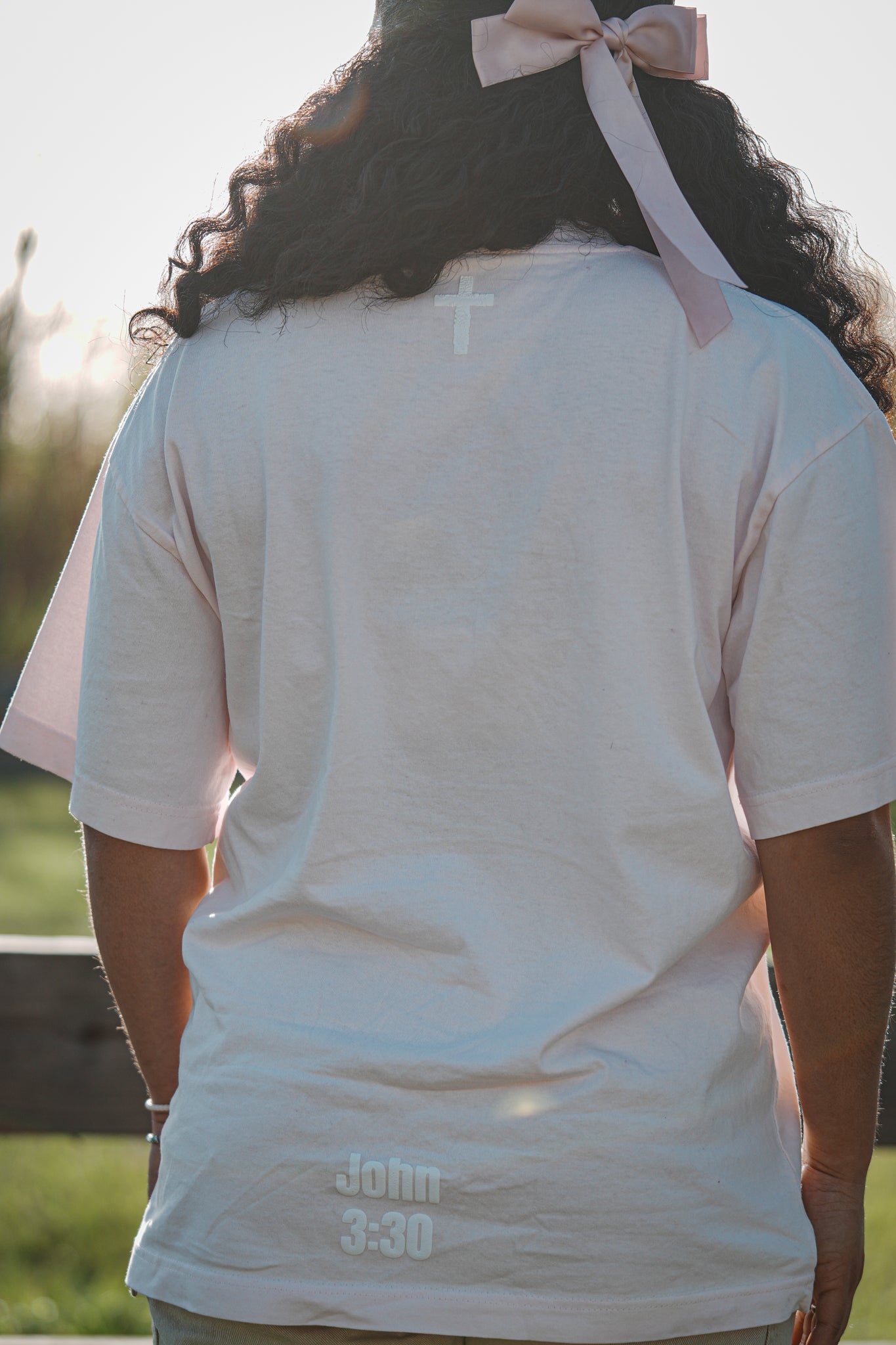 JESUS INCREASE Christian Oversized Box Tee