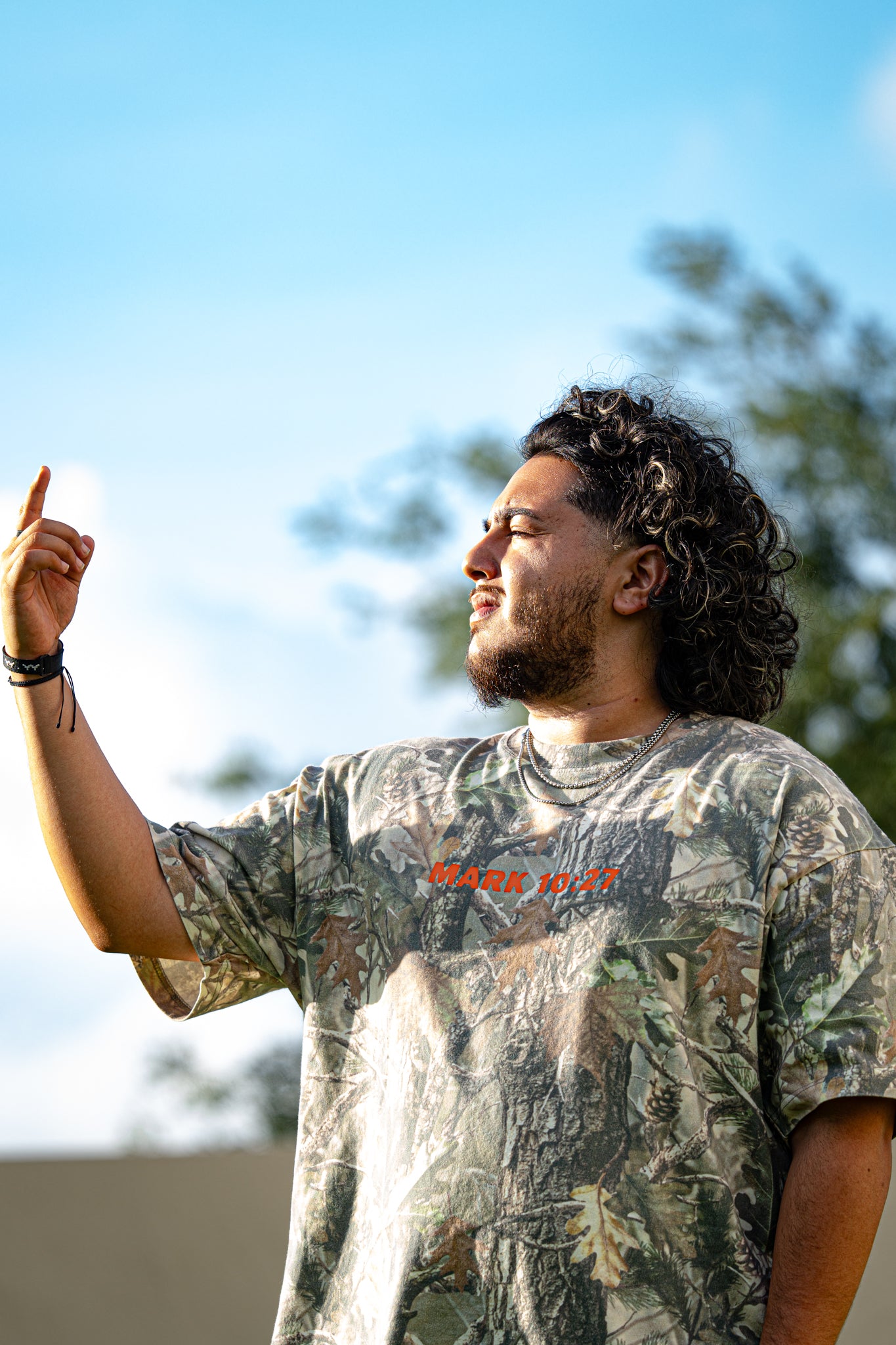 ONLY JESUS CAN – Oversized Heavyweight Camo T-Shirt