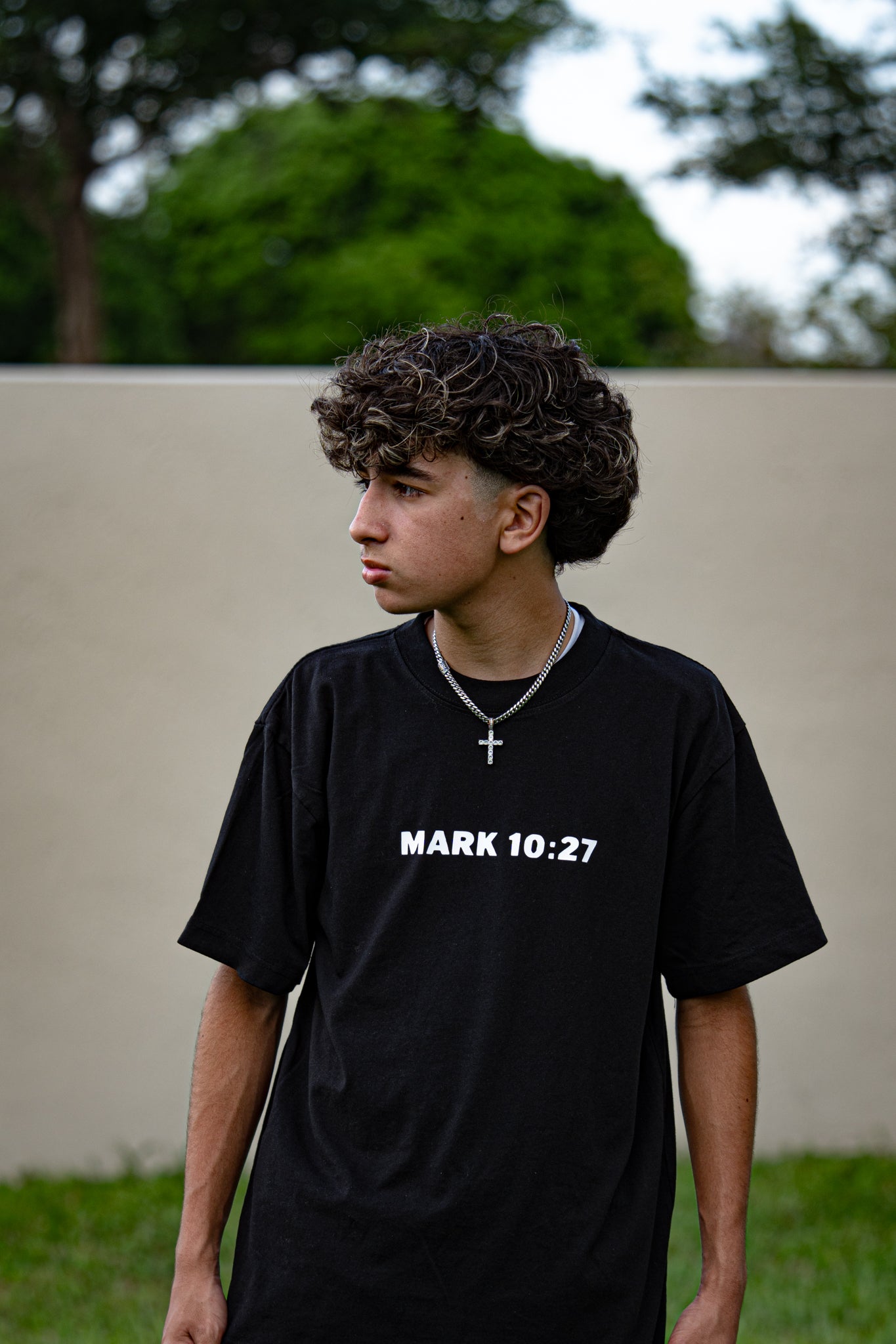 ONLY JESUS CAN. – Black Oversized Heavyweight T-Shirt