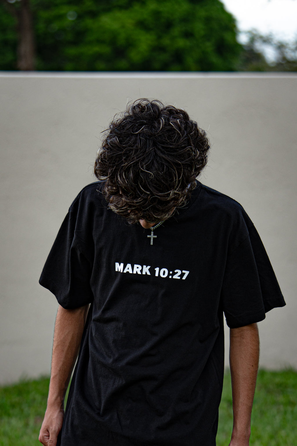 ONLY JESUS CAN. – Black Oversized Heavyweight T-Shirt