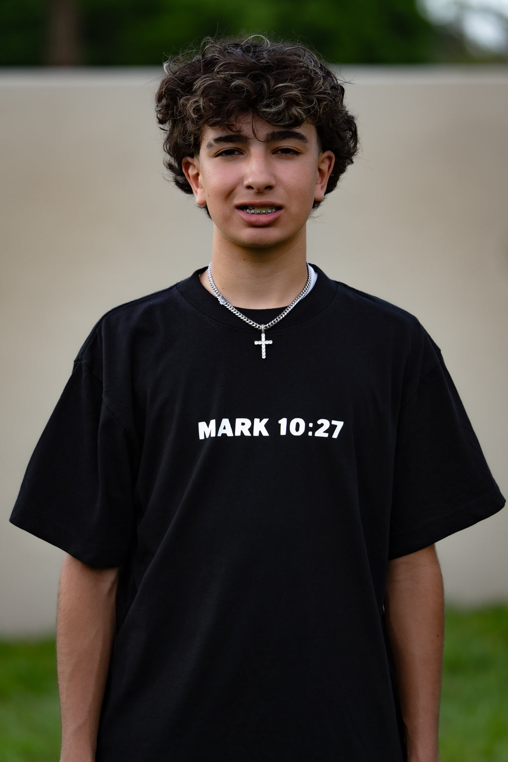 ONLY JESUS CAN. – Black Oversized Heavyweight T-Shirt
