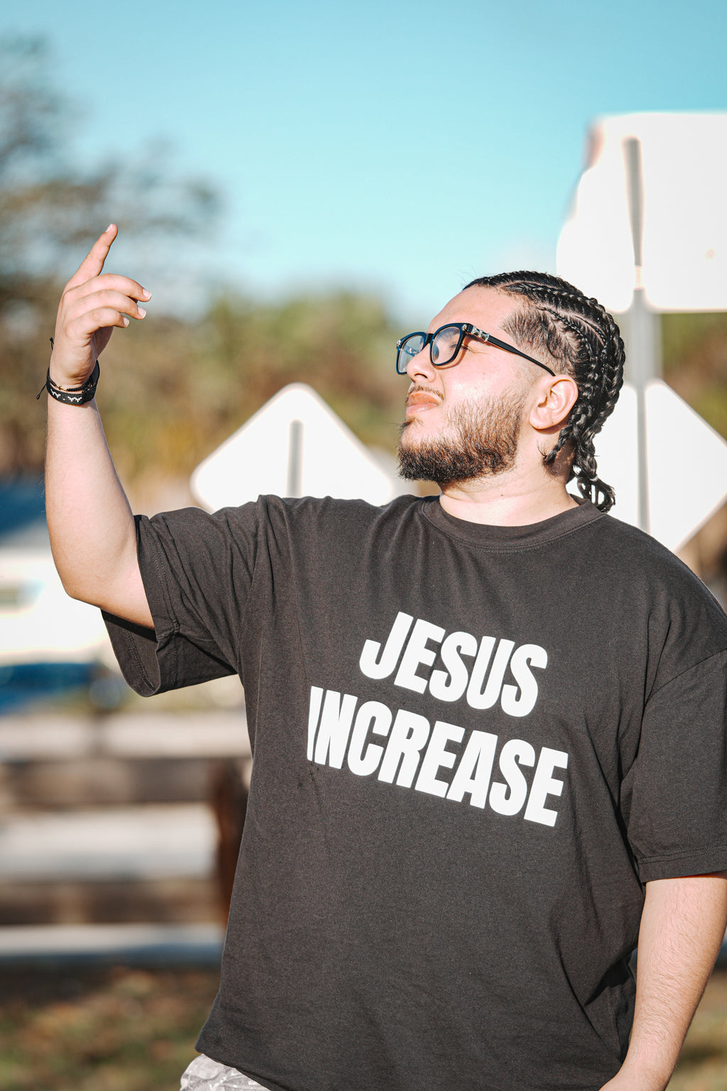 JESUS INCREASE Oversized Box Tee