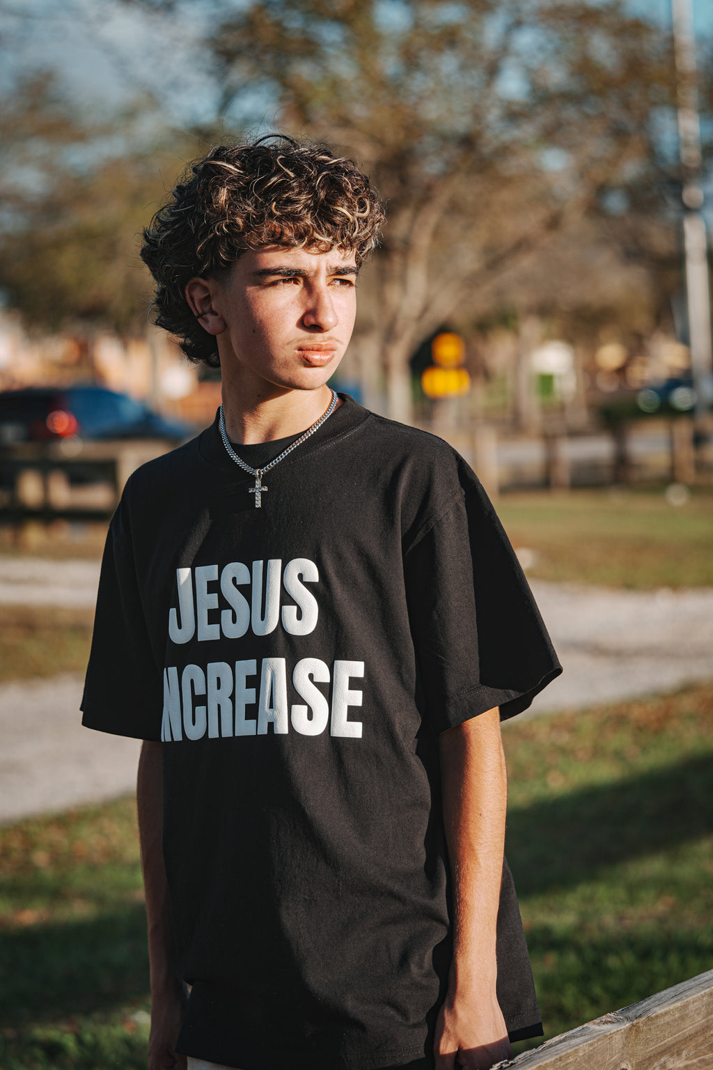 JESUS INCREASE Oversized Box Tee