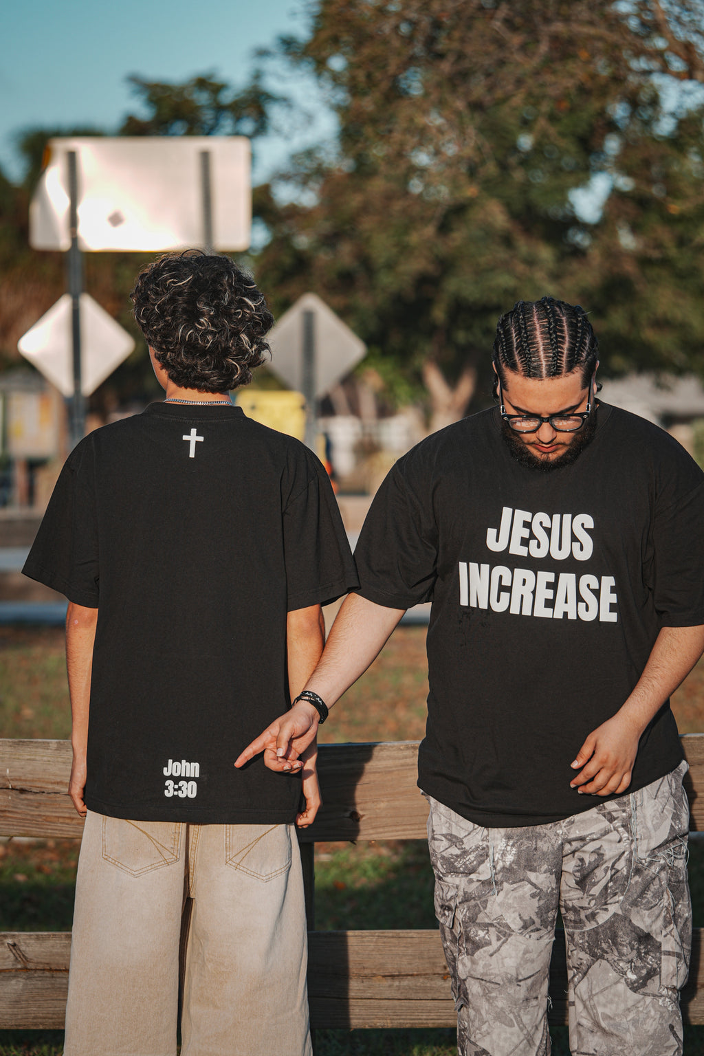 JESUS INCREASE Oversized Box Tee