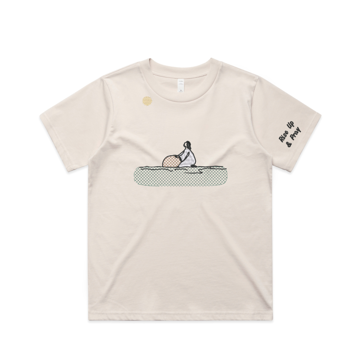 Rise & Pray Embroidery women Tee