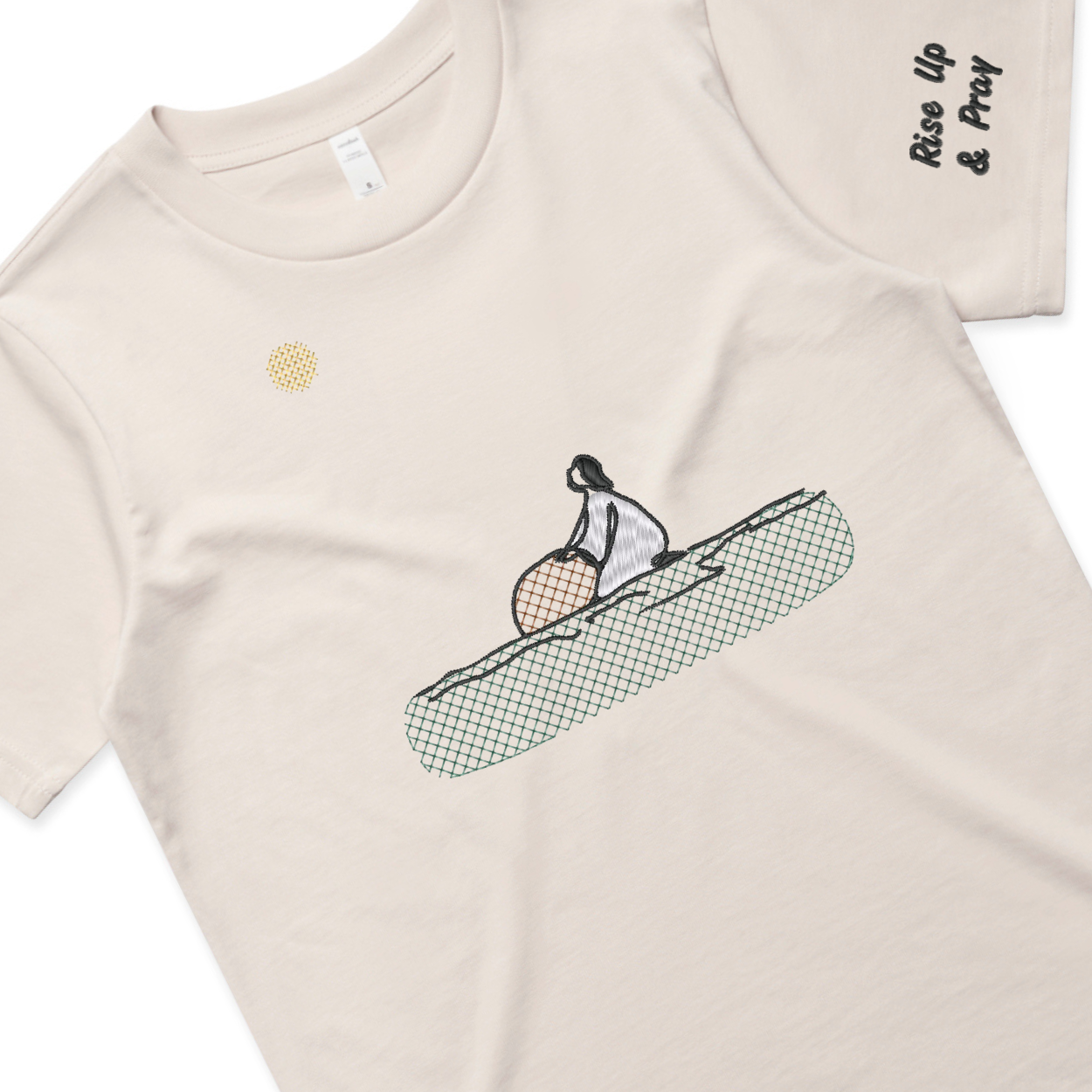 Rise & Pray Embroidery women Tee